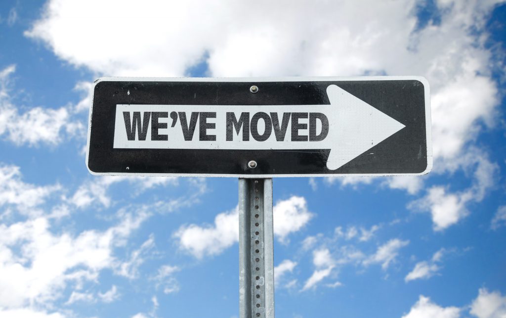 We Have Moved!